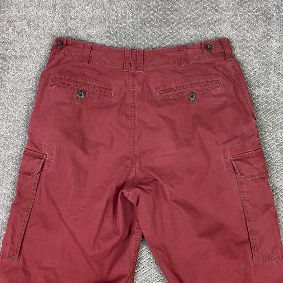 Vintage 90s Y2K Abercrombie & Fitch Cargo Pants Men's Medium Wide Leg Baggy - Picture 7 of 14